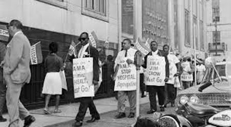 Photo of civil rights march